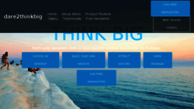 What Dare2thinkbig.com website looked like in 2015 (8 years ago)