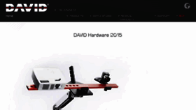 What David-laserscanner.com website looked like in 2015 (8 years ago)