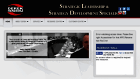 What Derekhendrikz.com website looked like in 2015 (8 years ago)