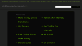 What Dollarsondemand.co website looked like in 2015 (8 years ago)