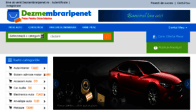 What Dezmembraripenet.ro website looked like in 2015 (8 years ago)