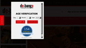 What Debangstix.com website looked like in 2015 (8 years ago)