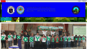 What Depedbohol.com website looked like in 2015 (8 years ago)