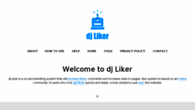 What Djliker.com website looked like in 2015 (8 years ago)