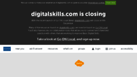 What Digitalskills.com website looked like in 2015 (8 years ago)