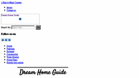 What Dreamhomeguide.in website looked like in 2015 (8 years ago)