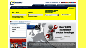 What Dasregionale.ag website looked like in 2015 (8 years ago)