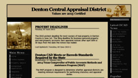 What Dentoncad.com website looked like in 2015 (8 years ago)