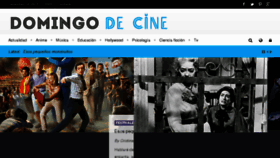 What Domingodecine.es website looked like in 2015 (8 years ago)