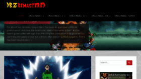 What Dbzremastered.com website looked like in 2015 (8 years ago)