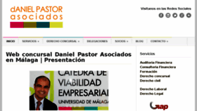 What Danielpastor.es website looked like in 2015 (8 years ago)