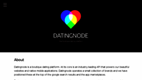 What Datingnode.com website looked like in 2015 (8 years ago)