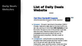 What Dealadaysites.com website looked like in 2015 (8 years ago)