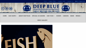 What Deepbluerestaurants.com website looked like in 2015 (8 years ago)