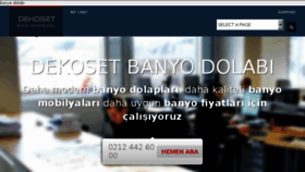 What Dekosetbanyo.com website looked like in 2015 (8 years ago)