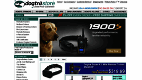 What Dogtrastore.com website looked like in 2015 (8 years ago)