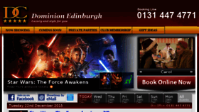 What Dominioncinemas.net website looked like in 2015 (8 years ago)