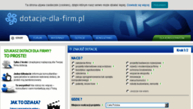 What Dotacje-dla-firm.pl website looked like in 2015 (8 years ago)