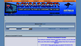 What Downundertv.net website looked like in 2015 (8 years ago)