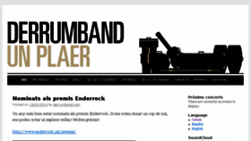 What Derrumband.com website looked like in 2015 (8 years ago)