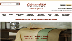 What Dreamsoftbedware.com website looked like in 2015 (8 years ago)