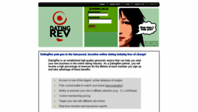 What Datingrev.com website looked like in 2016 (8 years ago)
