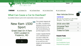 What Dailyworkhorse.com website looked like in 2016 (8 years ago)