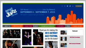 What Detroitjazzfest.com website looked like in 2016 (8 years ago)