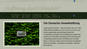 What Deutscheumweltstiftung.de website looked like in 2016 (8 years ago)