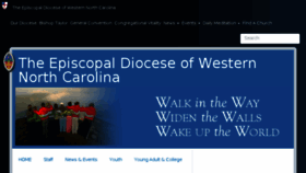 What Diocesewnc.org website looked like in 2016 (8 years ago)