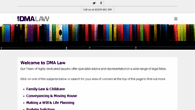What Dma-law.co.uk website looked like in 2016 (8 years ago)