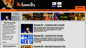 What Dbzepisode.org website looked like in 2016 (8 years ago)