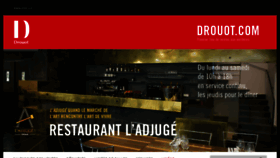 What Drouot.fr website looked like in 2016 (8 years ago)