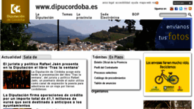 What Dipucordoba.es website looked like in 2016 (8 years ago)