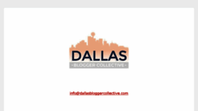 What Dallasbloggercollective.com website looked like in 2016 (8 years ago)