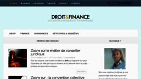 What Droitfinance.fr website looked like in 2016 (8 years ago)