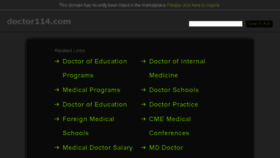 What Doctor114.com website looked like in 2016 (8 years ago)