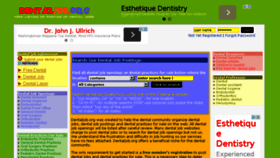 What Dentaljob.org website looked like in 2016 (8 years ago)
