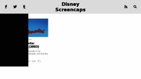 What Disneyscreencaps.com website looked like in 2016 (8 years ago)