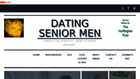 What Datingseniormen.com website looked like in 2016 (8 years ago)
