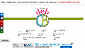 What Debcb.com website looked like in 2016 (8 years ago)