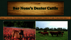 What Dextercattleintexas.com website looked like in 2016 (8 years ago)