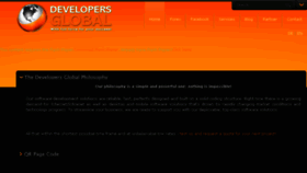 What Developersglobal.com website looked like in 2016 (8 years ago)