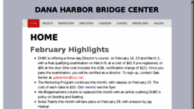 What Danaharborbridgecenter.org website looked like in 2016 (8 years ago)