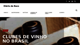 What Diariodebaco.com.br website looked like in 2016 (8 years ago)