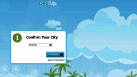 What Dealup.com website looked like in 2016 (8 years ago)