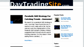 What Daytradingsite.com website looked like in 2016 (8 years ago)