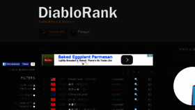 What Diablorank.com website looked like in 2016 (8 years ago)