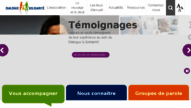What Dialogueetsolidarite.asso.fr website looked like in 2016 (8 years ago)