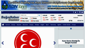 What Dogruhabergazetesi.com website looked like in 2016 (8 years ago)